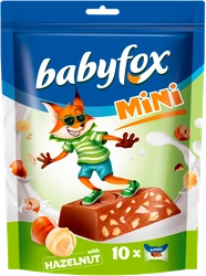 Шоколад молочный BABYFOX с фундуком, 120г