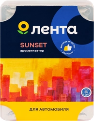 Ароматизатор автомобильный ЛЕНТА City Sunset, под сиденье, Арт. 10210