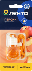 Ароматизатор автомобильный ЛЕНТА Fruit Peach, подвесной, Арт. 10356, 7мл