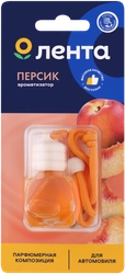 Ароматизатор автомобильный ЛЕНТА Fruit Peach, подвесной, Арт. 10356, 7мл