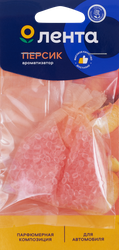 Ароматизатор автомобильный ЛЕНТА Fruit Peach, подвесной, Арт. 10355
