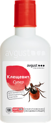 Средство от иксодовых клещей AVGUST Клещевит Супер, Арт. 42000628, 100мл