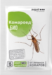 Средство от личинок комаров AVGUST Комароед Био, Арт. 42000626, 15г
