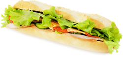 Брускетта ЛЕНТА FRESH с карбонатом, салями и горчичным соусом, 250г