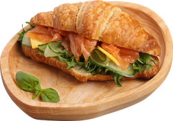 Круассан ЛЕНТА FRESH с лососем и соусом Тар-тар, 170г