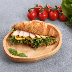 Круассан ЛЕНТА FRESH с копченой грудкой и соусом Макси-бургер, 170г