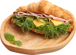 Круассан ЛЕНТА FRESH с ветчиной и соусом Цезарь, 170г