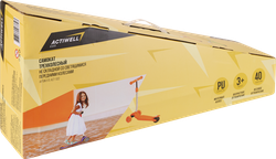 Самокат трехколесный ACTIWELL KIDS не складной, со светящимися передними  колесами, Арт. ACT-S02