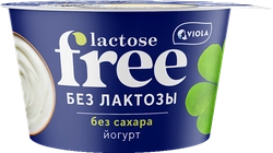 Йогурт VIOLA FREE безлактозный 3,4%, без змж, 180г