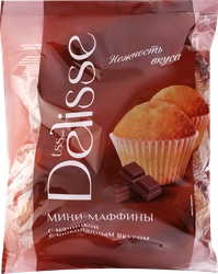 Мини-маффины DELISSE с шоколадным вкусом, 465г