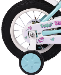Велосипед детский ACTIWELL 12" бирюзовый/белый, Арт. KID-ST12