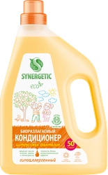 Кондиционер для белья SYNERGETIC Цитрусовая фантазия, 1,5л