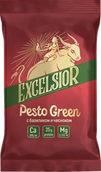 Сыр EXCELSIOR Pesto Green Базилик, чеснок 45%, без змж, 180г