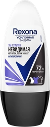 Антиперспирант роликовый женский REXONA Ультраневидимая, 50мл