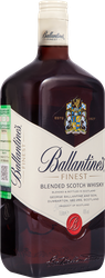 Виски BALLANTINE'S Файнест Шотландский купажированный 40%, п/у, 1л