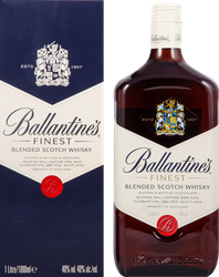 Виски BALLANTINE'S Файнест Шотландский купажированный 40%, п/у, 1л