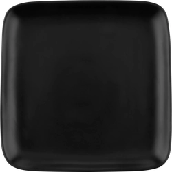 Тарелка сервировочная HOMECLUB Quadro Black 19х19см, керамика, Арт. JH7912