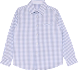 Рубашка для мальчика INWIN Hit, голубой/белый, Арт. HJAW2206