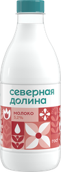 Изображение товара Молоко пастеризованное СЕВЕРНАЯ ДОЛИНА 3,2%, без змж, 900мл