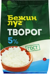 Творог БЕЖИН ЛУГ 5%, без змж, 300г