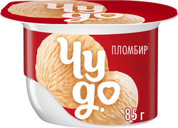 Изображение товара Десерт творожный ЧУДО Воздушный Творожок взбитый со вкусом пломбир 5,8%, без змж, 85г