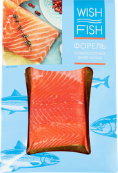 Изображение товара Форель слабосоленая WISH FISH филе-кусок, 150г