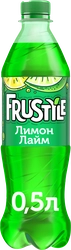 Напиток ФРУСТАЙЛ Лимон, лайм газированный, 0.5л