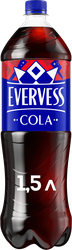 Изображение товара Напиток EVERVESS Кола сильногазированный, 1.5л