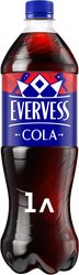 Изображение товара Напиток EVERVESS Кола сильногазированный, 1л