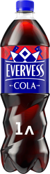 Напиток EVERVESS Кола сильногазированный, 1л