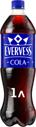 Изображение товара Напиток EVERVESS Кола сильногазированный, 1л