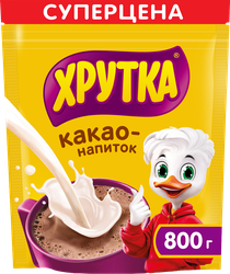 Изображение товара Какао-напиток быстрорастворимый ХРУТКА, 800г
