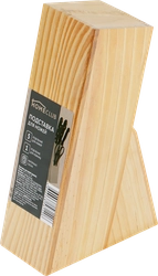 Подставка для ножей HOMECLUB деревянная, сосна, Арт. 985459