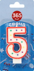 Изображение товара Свечи для торта 365 ДНЕЙ Цифра 5
