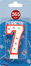 Изображение товара Свечи для торта 365 ДНЕЙ Цифра 7