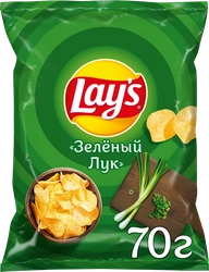 Чипсы картофельные LAY'S со вкусом молодого зеленого лука, 70г