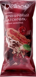 Батончик пряничный DELISSE вишня-шоколад, 90г