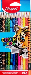 Карандаши цветные MAPED Color'Peps 12 цветов, Арт. 832212