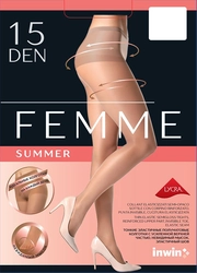 Колготки женские INWIN Femme Summer 15 den nero 2, Арт. 022 PLT