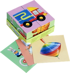 Кубики STEP PUZZLE Baby Step, 4шт