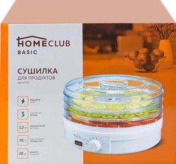 Сушилка для продуктов HOMECLUB 28x28см, 3 уровня, круглая, Арт. sx770