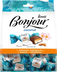 Конфеты KONTI Bonjour coconut, 200г