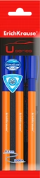 Набор шариковых ручек ERICHKRAUSE U-109 Orange Stick&Grip 1.0 Ultra Glide Technology, Арт. 47592, 3шт