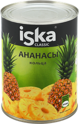 Изображение товара Ананасы ISKA кольца, 580мл