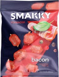 Колбаски-мини сырокопченые SMAKKY со вкусом бекона, 50г