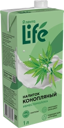 Напиток растительный ЛЕНТА LIFE Конопляный, 1000мл