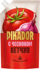 Кетчуп PIKADOR с чесноком 1-я категория, 300г