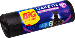 Пакеты для мусора BIG CITY LIFE особо прочные LD 80x110см, 160л, Арт. 14410065, 10шт