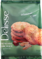 Печенье овсяное DELISSE с арахисом, 300г