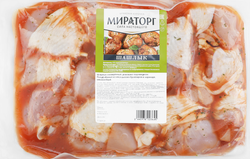 Изображение товара Шашлык куриный МИРАТОРГ в маринаде, весовой